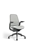 スチールケース(Steelcase) Series1 シリーズ1 オフィスチェア ゲーミングチェア 背:Nickel メッシュ エアポケット内蔵クッションで包まれるような座り心地 ランバーサポート メーカー組立完成品 幅60~69cm×奥行き53~60cm×高さ93~105cm 【日本正規輸入品】435A00