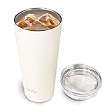 アイリスオーヤマ 【ドリンクホルダー対応!】 タンブラー ふた付き 470ml ホワイト 残量が分かるクリアなふた付き 運転中や持ち歩きにも安心 手にフィットするスリムタイプ 真空断熱 滑らかな口当たり設計 コンビニマグ 保温78℃以上,保冷6℃以下が1時間続く カフェデイズ CafeDays おしゃれ かわいい シンプルデザイン マグボトル コーヒーボトル マイボトル NCD-L470
